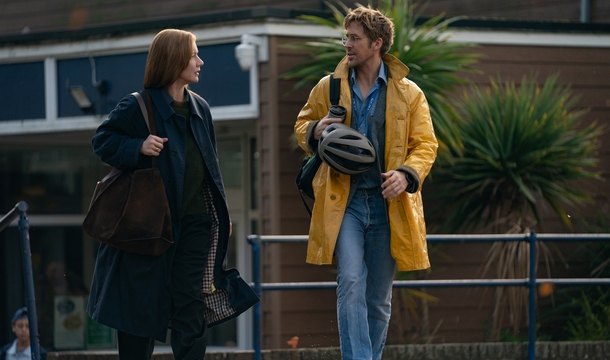 Sandra Hüller und Ryan Gosling in „Der Astronaut“ (© Sony/Paramount)
