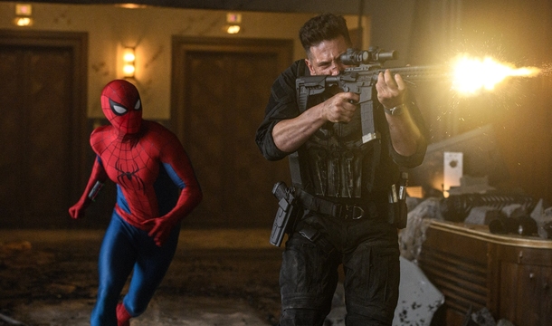 Tom Holland und Jon Bernthal in „Spider-Man: Brand New Day“ (© Sony Pictures)