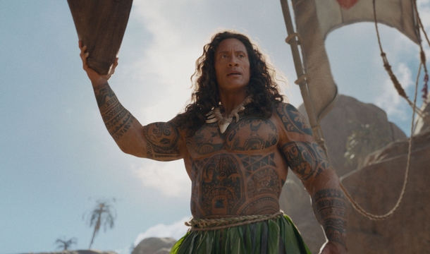 Dwayne Johnson in „Vaiana“ (© Walt Disney)