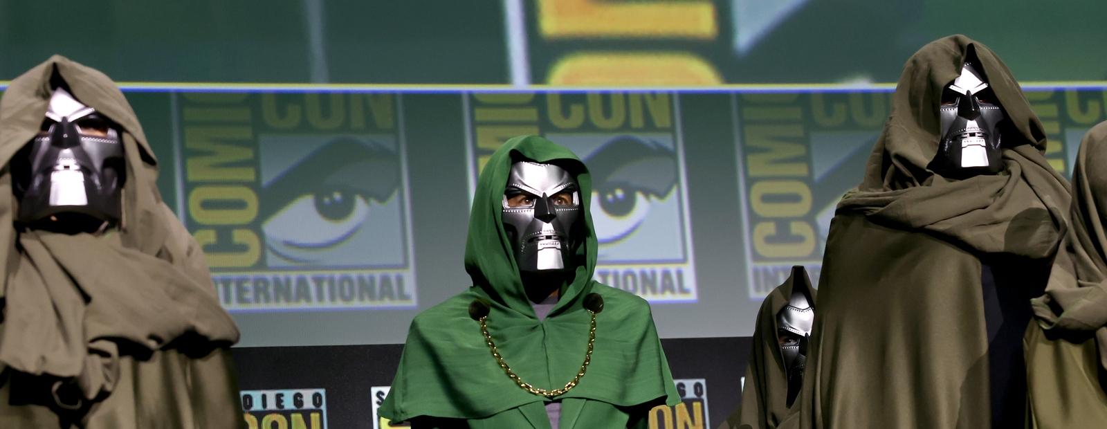 Robert Downey Jr. auf der Comic-Con in San Diego bei der Vorstellung als Dr. Doom (© Walt Disney)