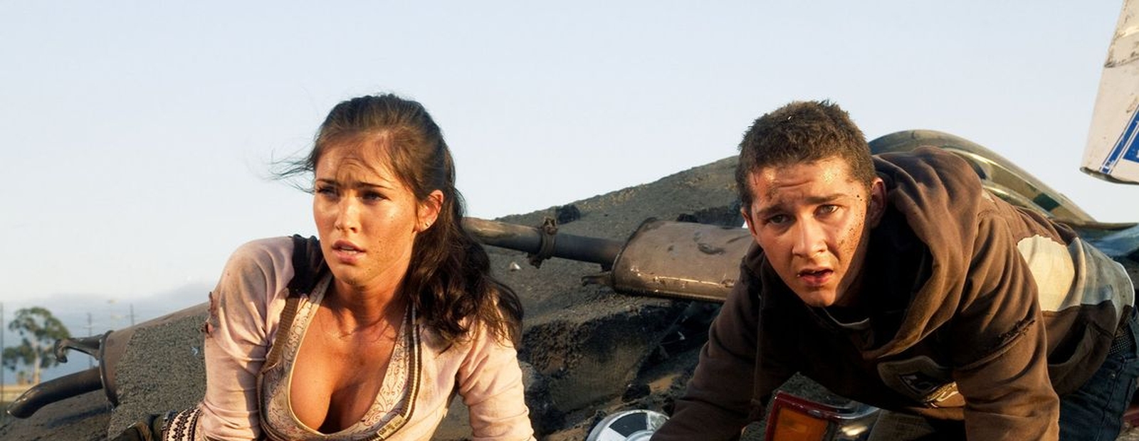 Megan Fox und Shia LaBeouf „Transformers“ (© Paramount Pictures)