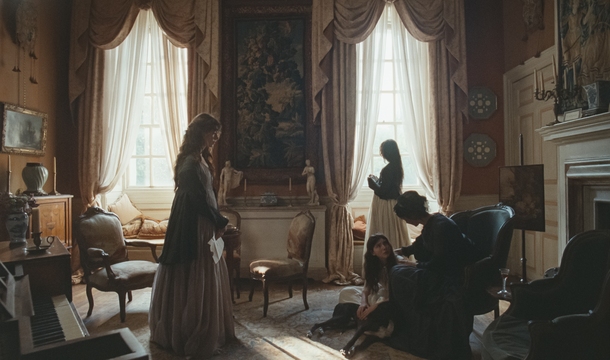 Daisy Edgar-Jones, Esmé Creed-Miles, Bodhi Rae Breathnach und Caitríona in „Sinn und Sinnlichkeit“ (Universal Pictures)