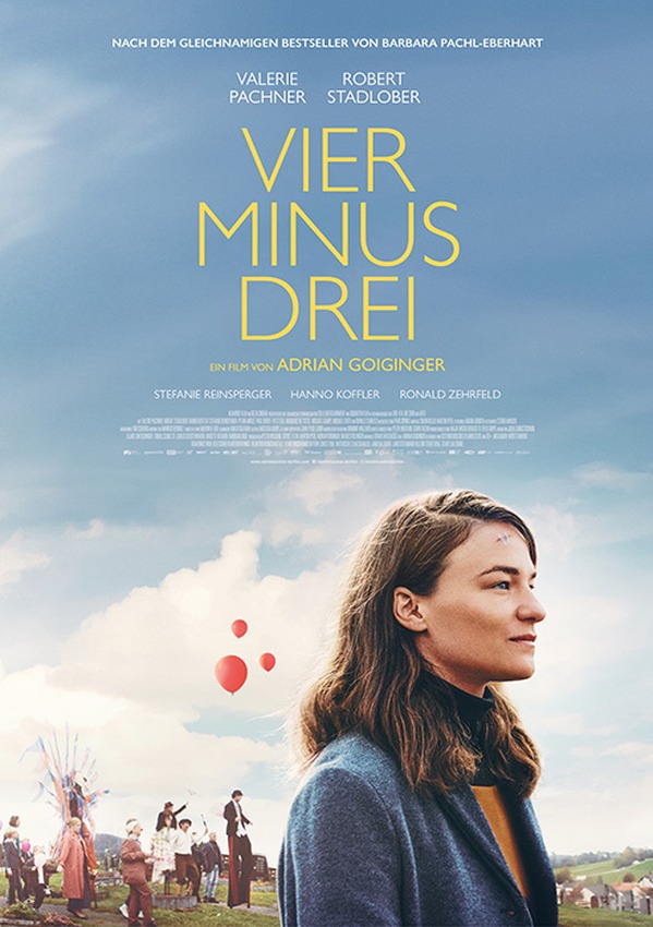 Vier minus drei