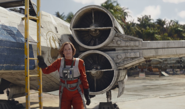 Sigourney Weaver in „Star Wars: The Mandalorian & Grogu“ (© Walt Disney)